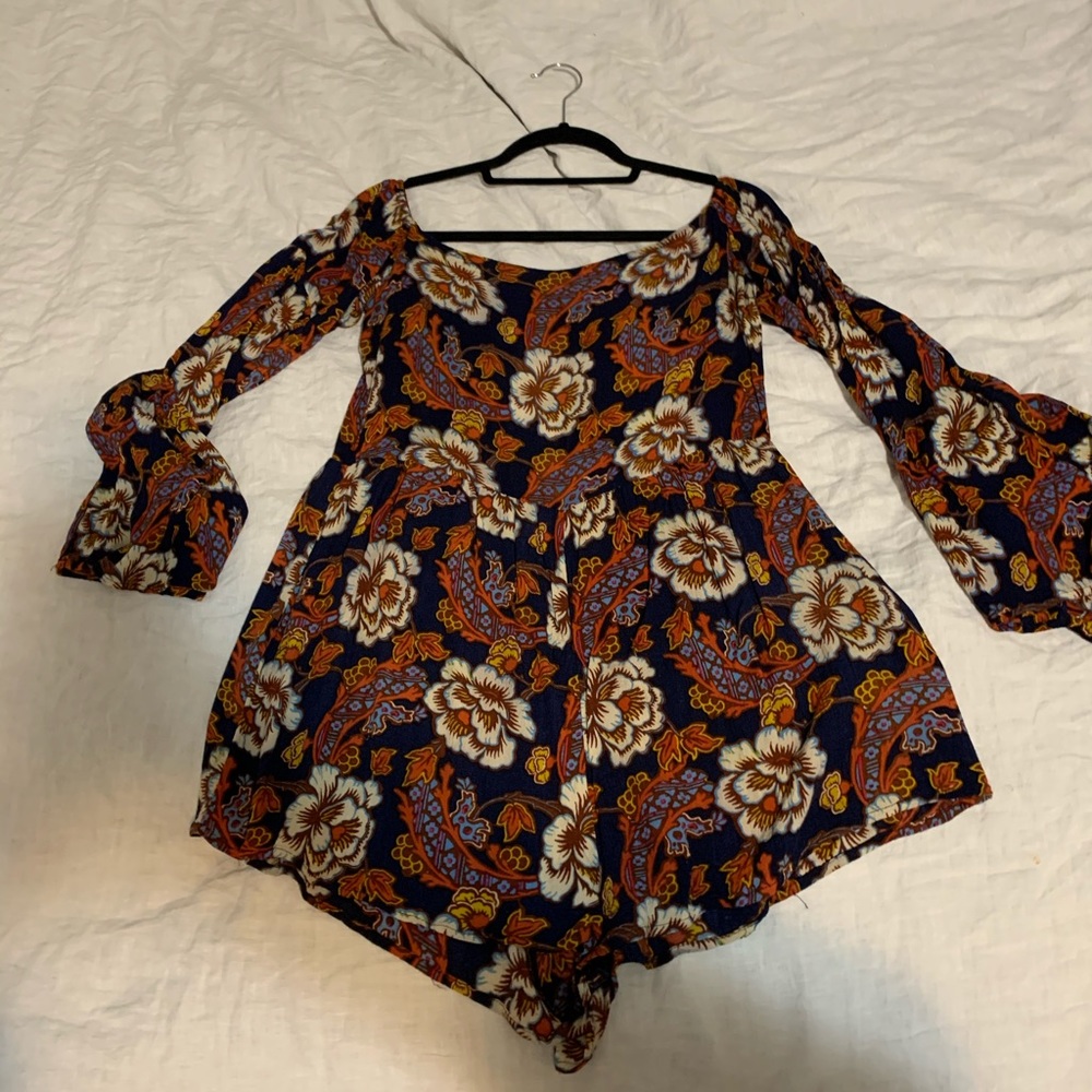 Floral print Urban Outfitters romper